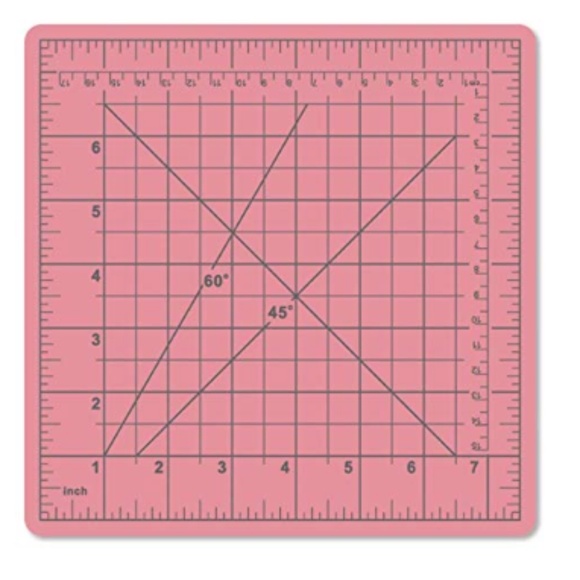 Pink Cutting Mat 8" x 8" in - Picture 2 of 4